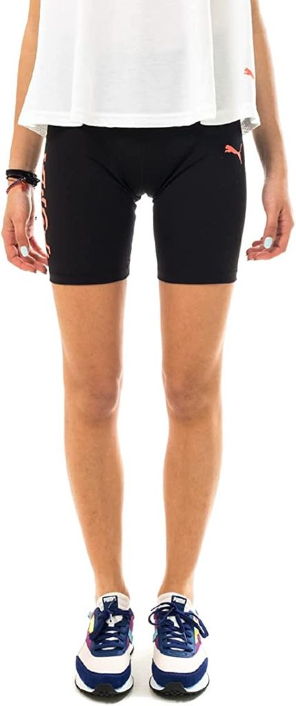 PUMA Modern Sports Damen Radlerhose Puma Black-Georgia Peach S