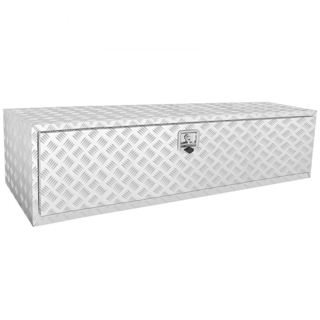 Unterboden-Aluminium-Werkzeugkasten für LKW - Werkzeugaufbewahrung für Anhänger und Wohnmobile - 152,4 x 61 x 61 cm.