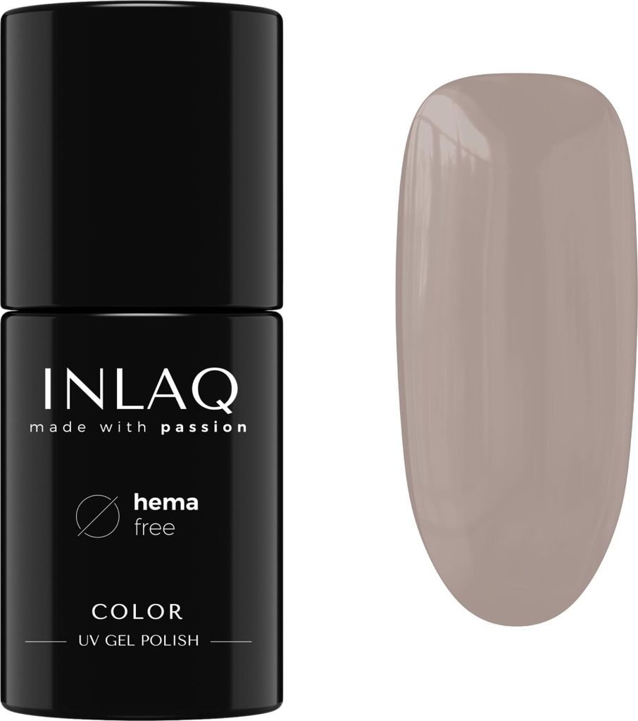 INLAQ HEMA Free UV Nail Polish 6 ml - Gel Nagellack frei von HEMA - Chocolate Kollektion - Farbe Beige