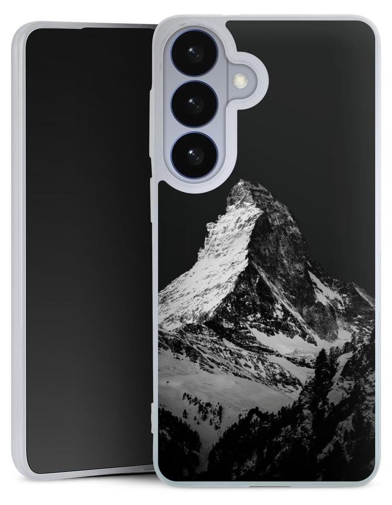 DeinDesign Slim Hülle für Samsung Galaxy S26+ Silikon Case Ultra Dünn Handyhülle Alpspitze Berg Schnee