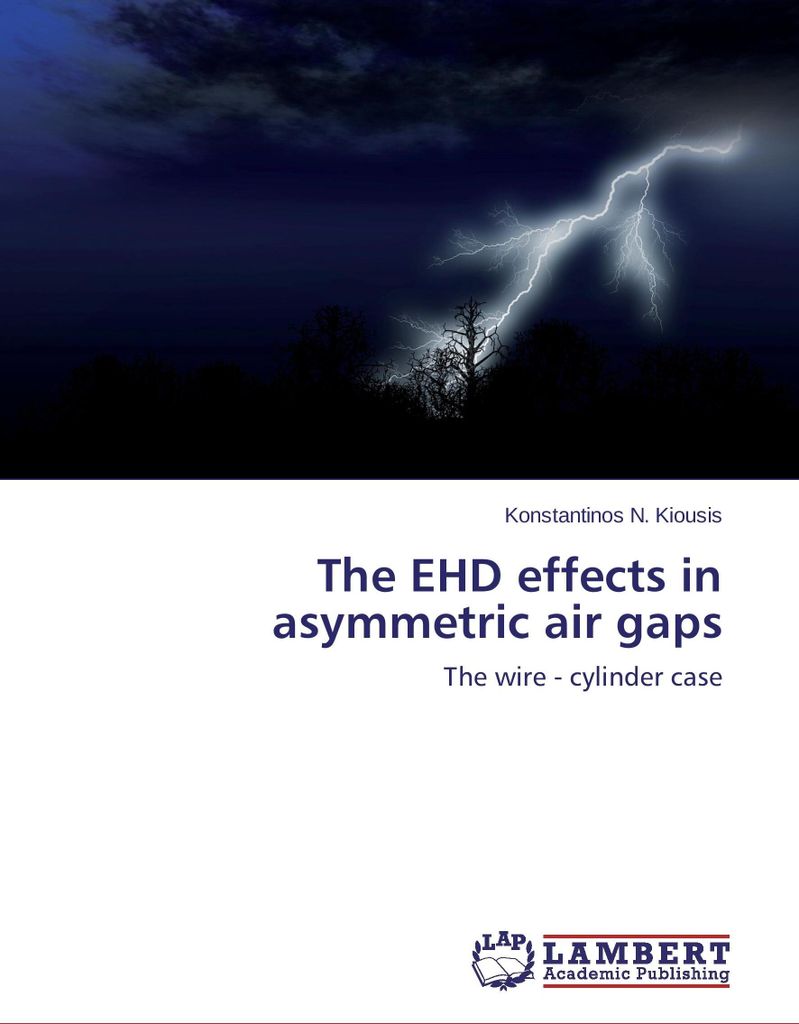 The EHD effects in asymmetric air gaps
