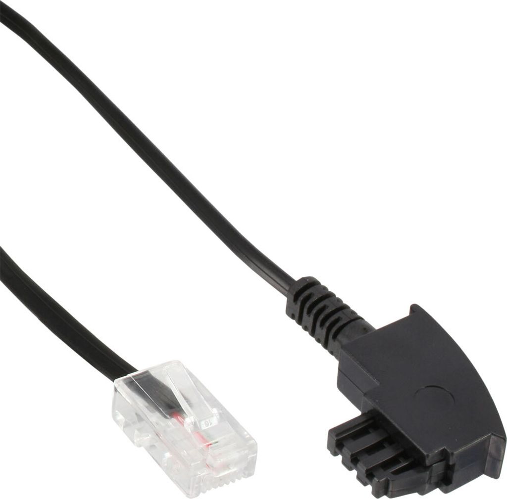 InLine® 18510 Câble TAE-F pour routeur DSL, TAE-F prise à Image du produit 