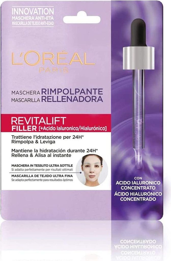 L'Oréal Paris - Revitalift Filler Hyaluronsäure Aufpolsternde Maske - 30 g