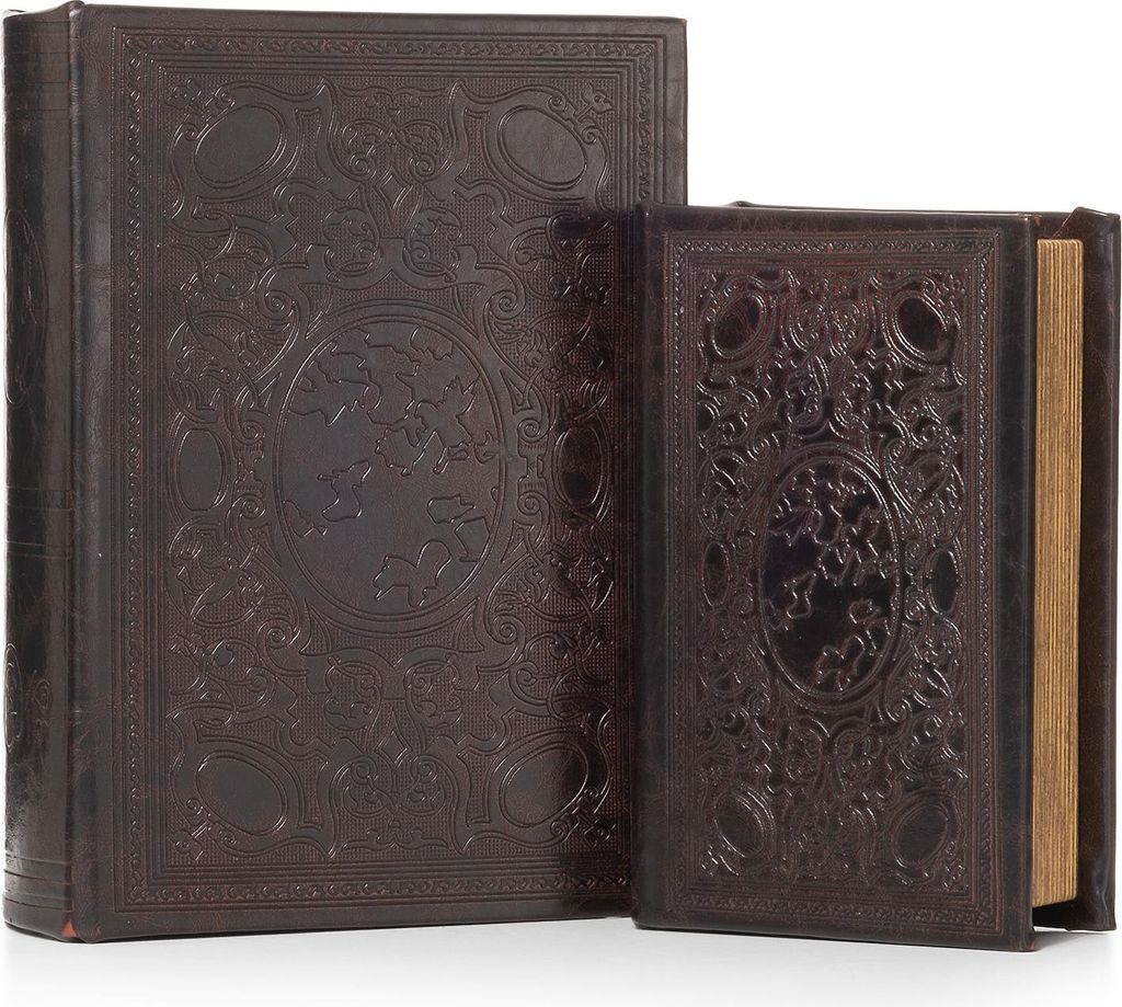Moritz Set de 2 faux coffres-forts pour livres Deko Marron Image du produit 