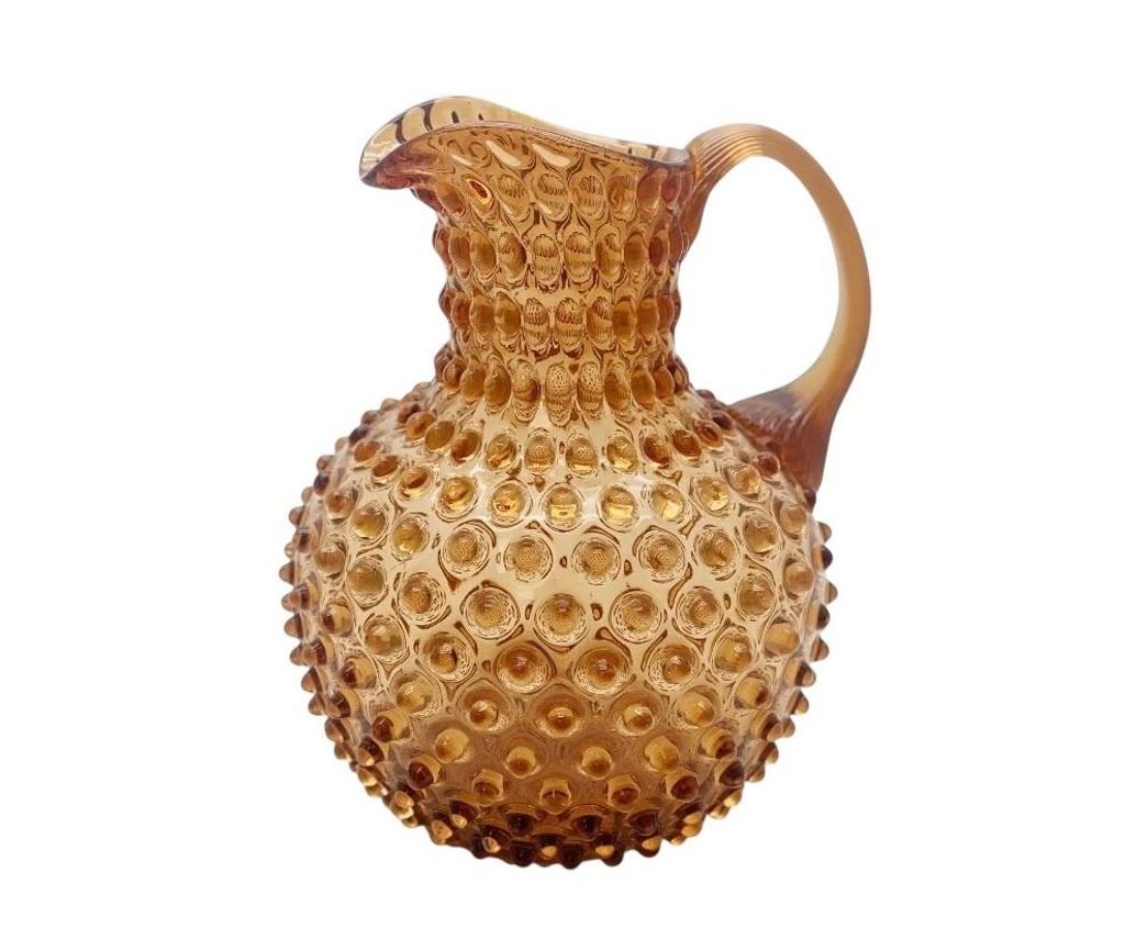 Mundgeblasener Kristallglas Krug 2 Liter Farbe: Topaz