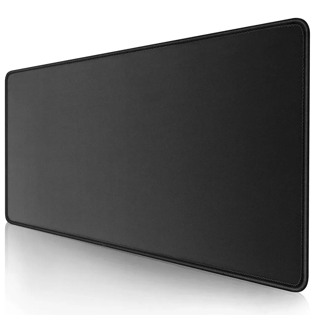 Tapis de souris noir 60x35cm : dites adieu aux glissements imprécis