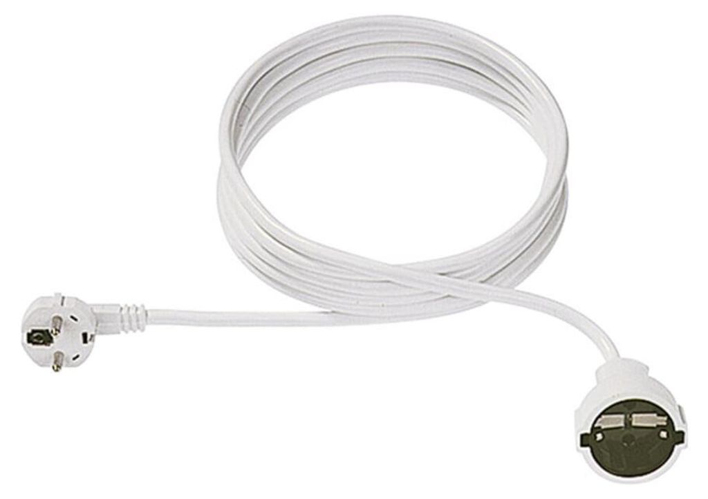 BACHMANN Extension cable, Schutzkontakt 230V 4m weiss Produktbild 