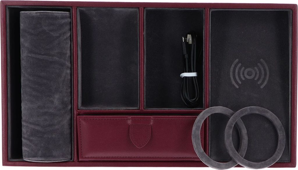 WINDROSE Schmuckschatulle Pure Jewelry Case Bordeaux weinrot