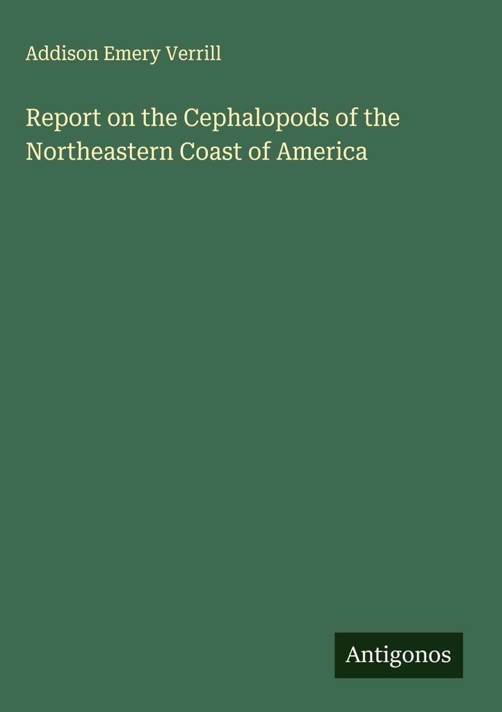 Bericht über die Cephalopoden der nordöstlichen Küste Amerikas
