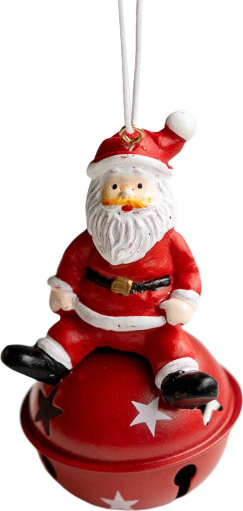 Weihnachtsmannglocke zum Aufhängen, 3D-Harz, Schneemann, Elchform, Weihnachtsbaum, Auto-Rückspiegel, Ornament, Anhänger, Partyzubehör, Geschenk