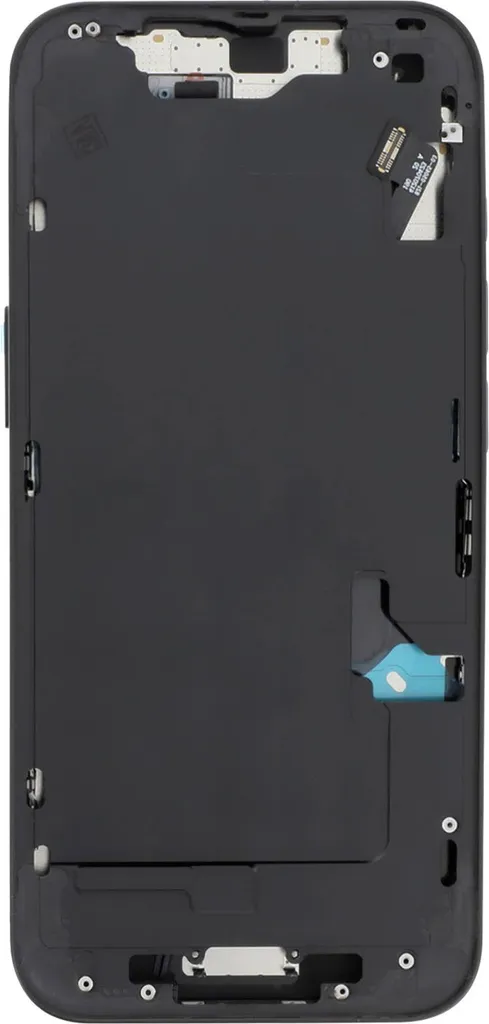 Châssis iPhone 16e Noir Clappio - Réparez votre Cadre Tordu ou Cassé