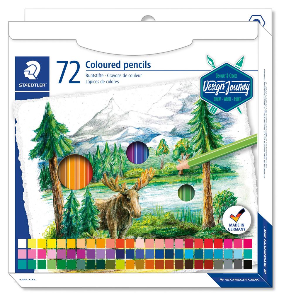 STAEDTLER 146C Farbstift Etui mit 72 Farbstiften Farben Produktbild 