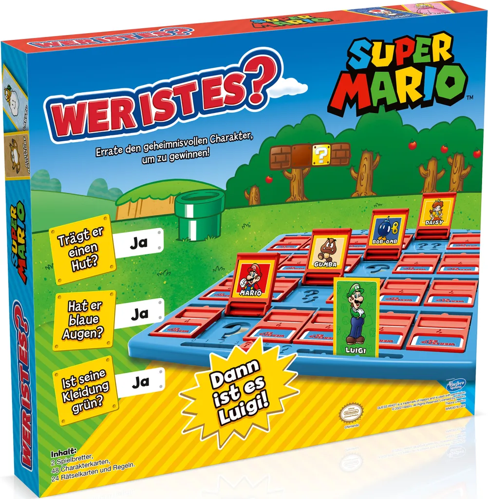 Qui est-ce ? Super Mario : le jeu de société pour déconnecter des écrans