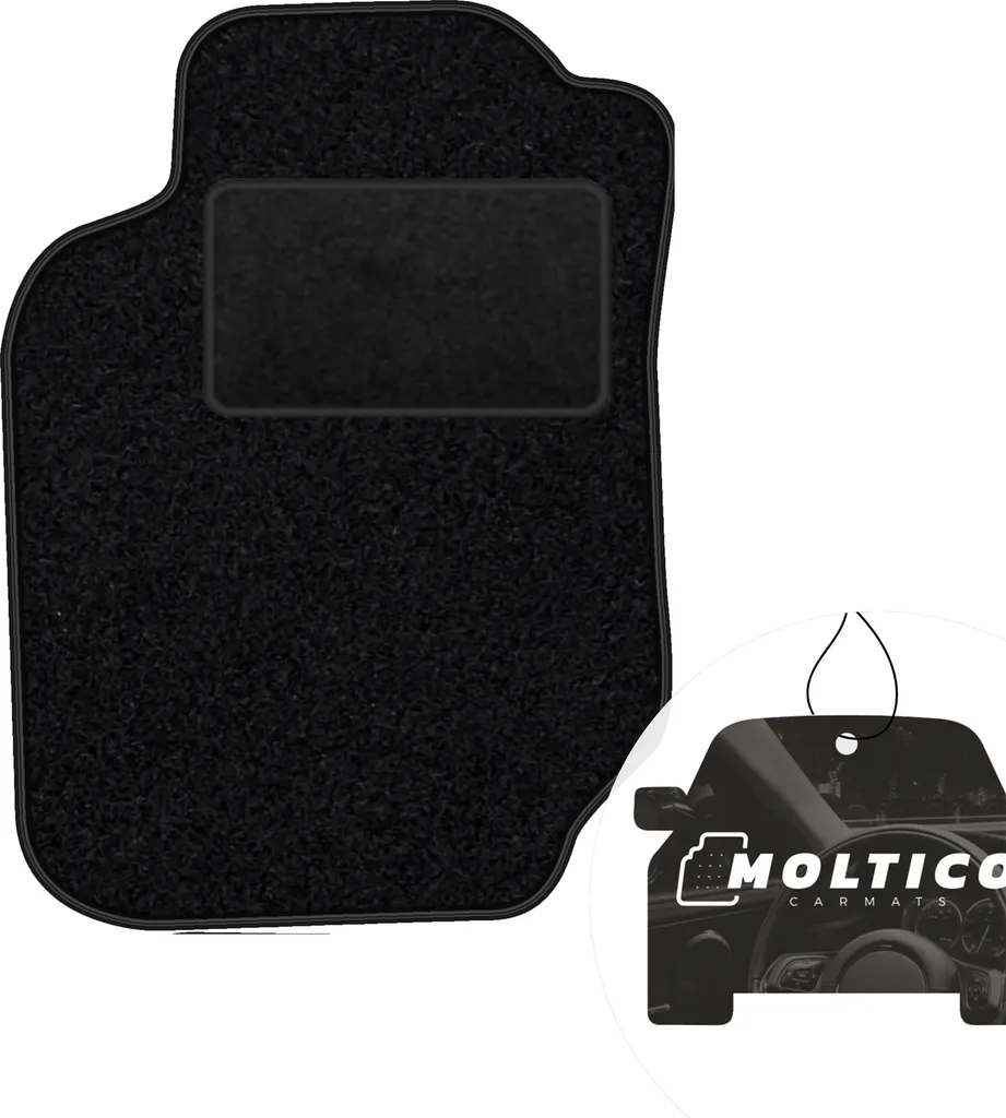 Tappetino Guida Nissan Almera 2000-2006 Velour Nero Moto-MOLTICO