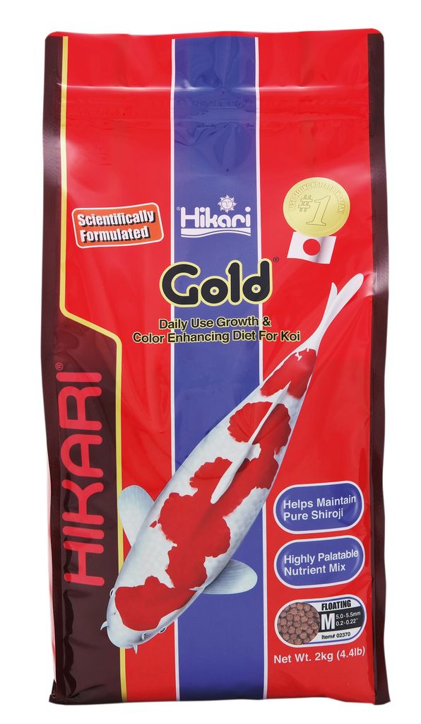 HIKARI Gold Koifutter | Fischfutter Wachstum Farbe 2.0 kg Größe M (4.0-5.5 mm)