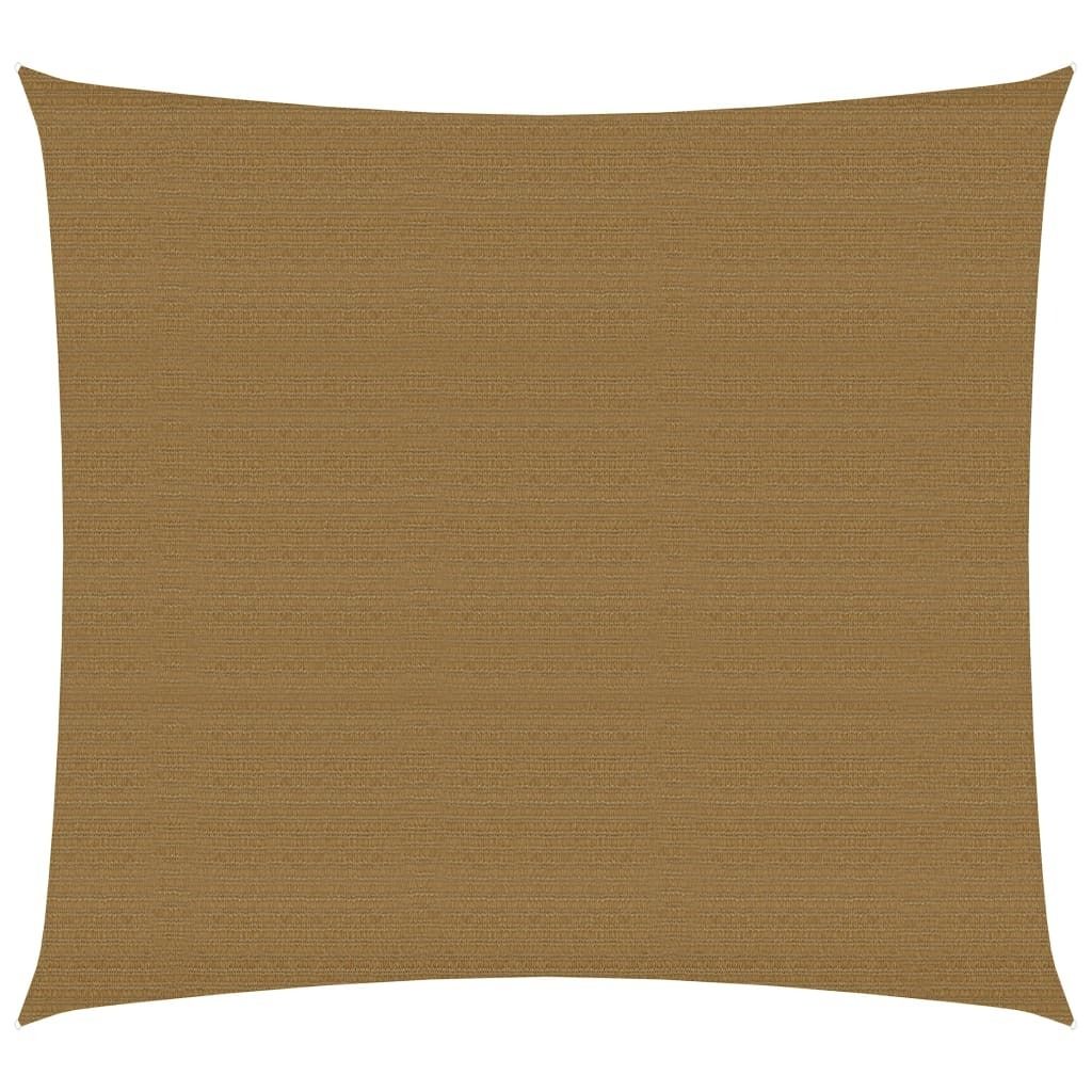 Stínící plachta 160 g/m² taupe 4 x 4 m HDPE Obrázek produktu 