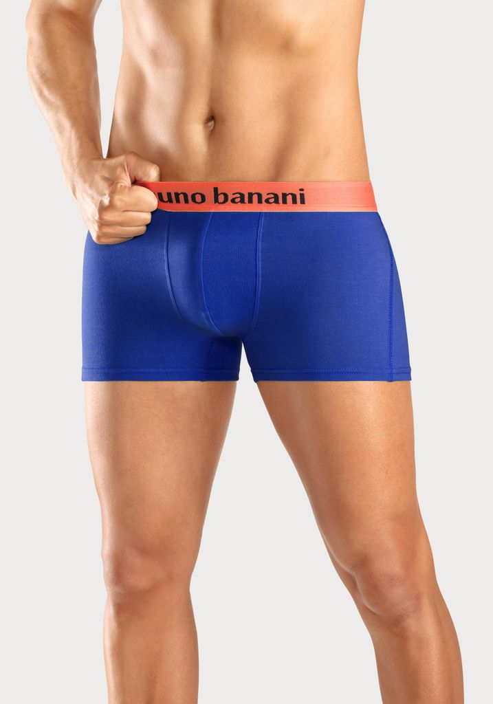 Bruno Banani Boxer 4 -teilig gelb, türkis, royalblau, navy Größe XXL