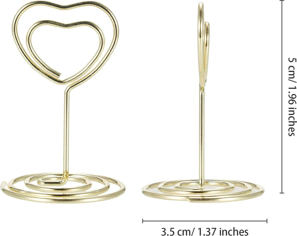 20 pezzi di segnaposto, clip per foto, espositori per cartelli, biglietti da visita per centrotavola, matrimoni, compleanni, feste, decorazioni per la casa