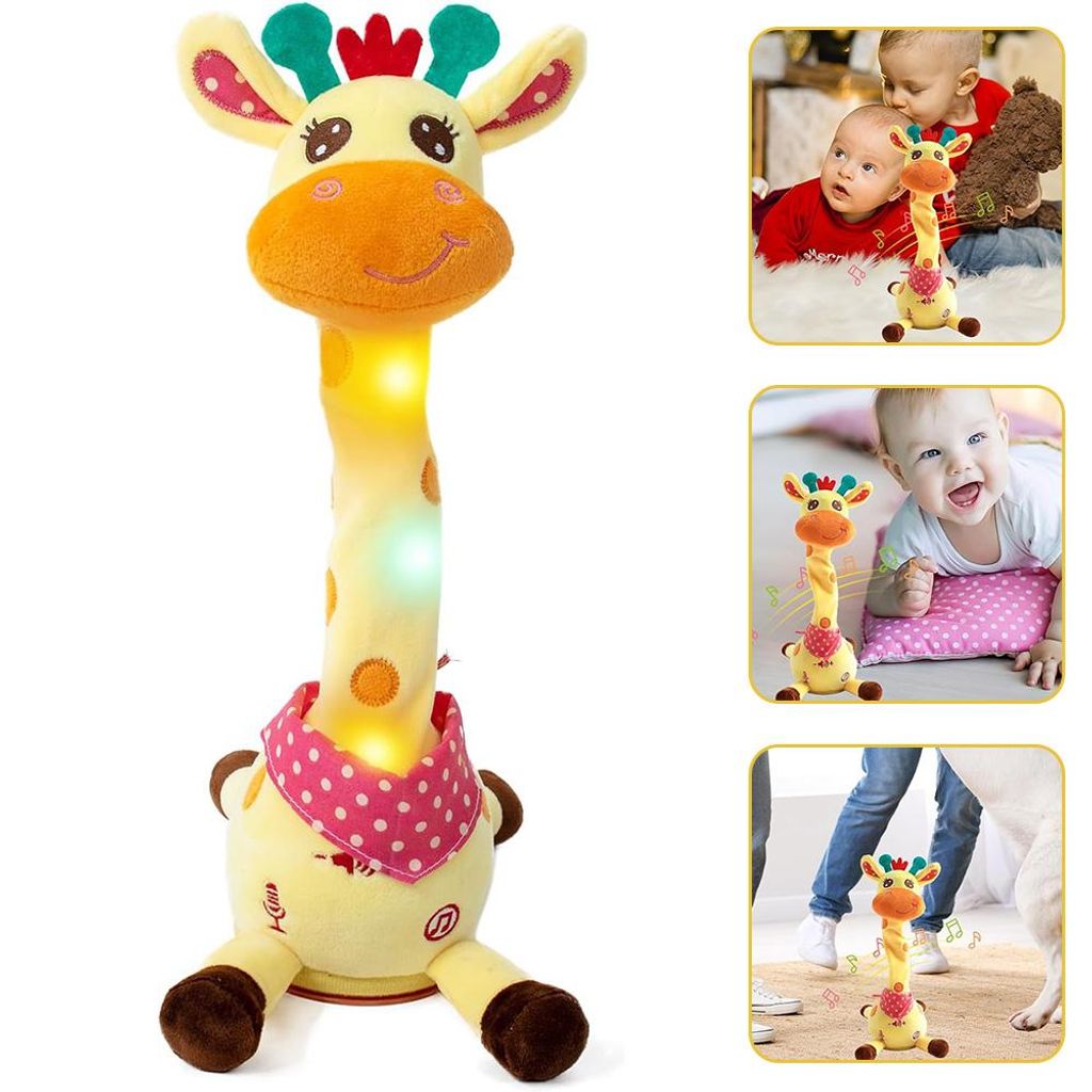 Girafe en peluche interactive avec fonction Image du produit 