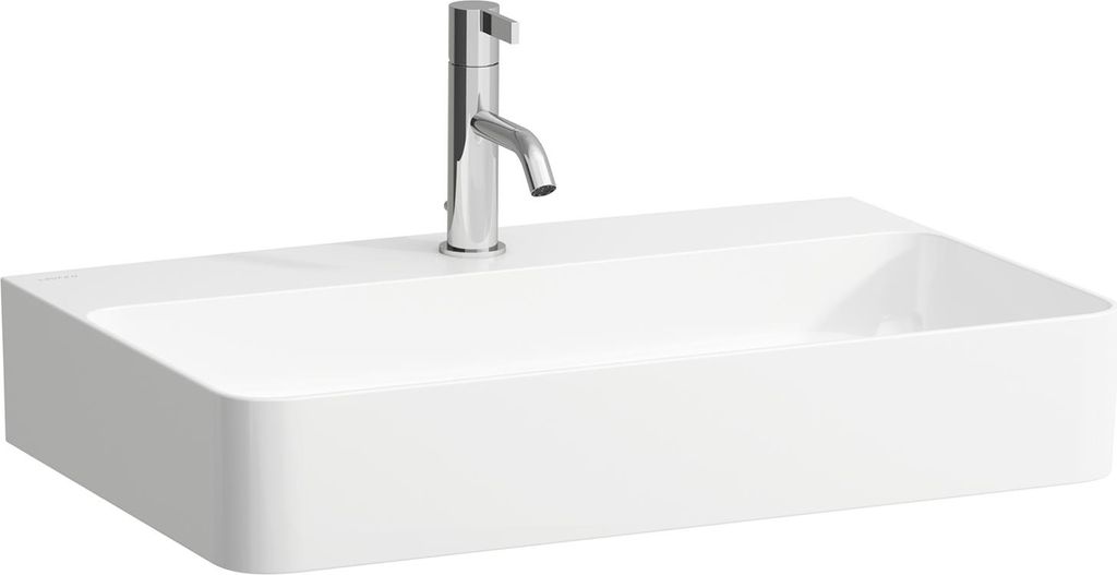 LAUFEN VAL Waschtisch, unterbaufähig, 1 Hahnloch, ohne Überlauf, 650x420, H8102840001111