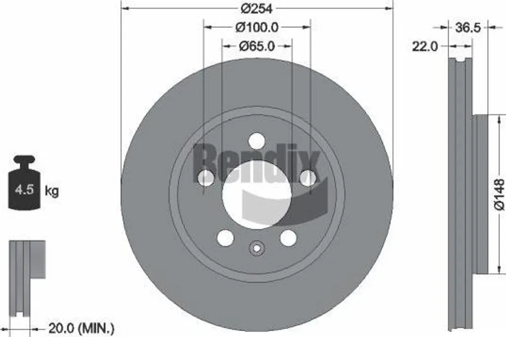 Disque de frein Polo 6R BENDIX BDS2260 : Stop aux bruits et voiles