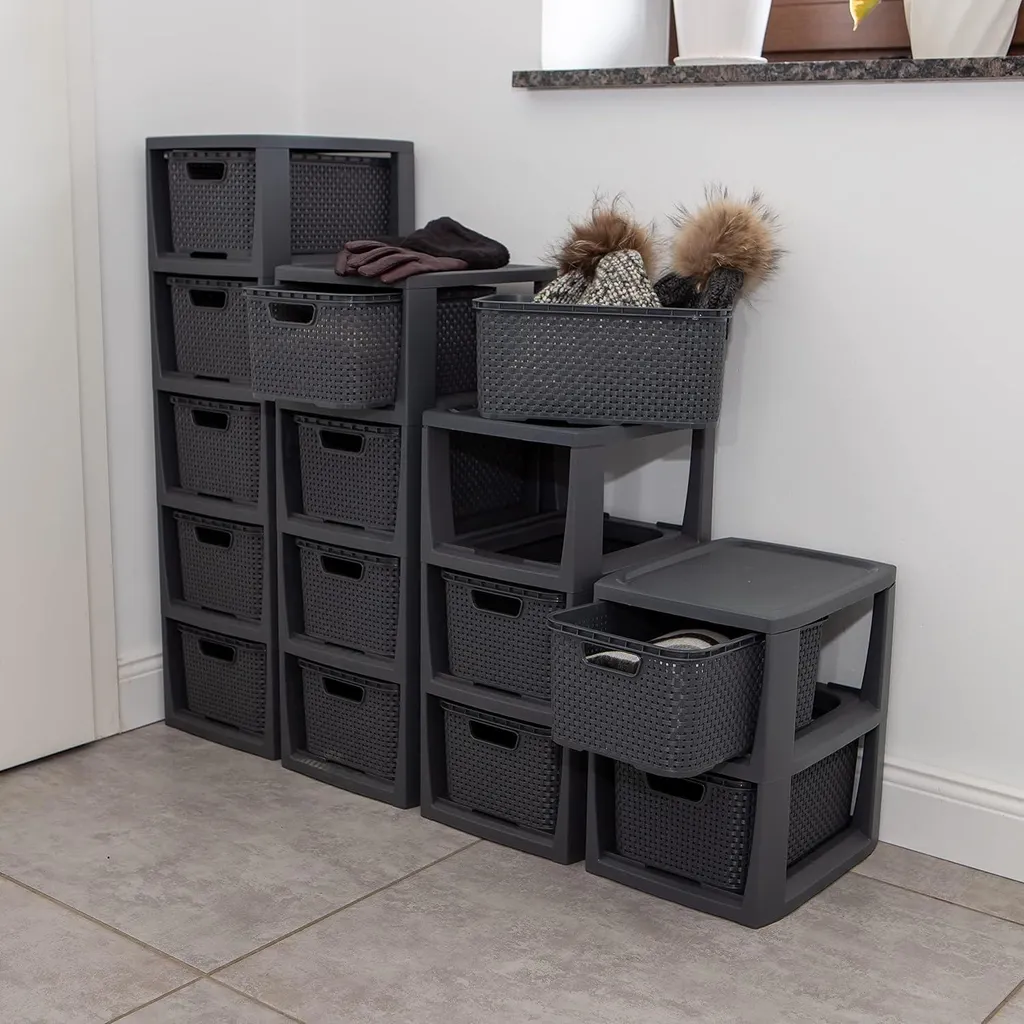 Rangement d'appoint 3 paniers pour optimiser les petits espaces