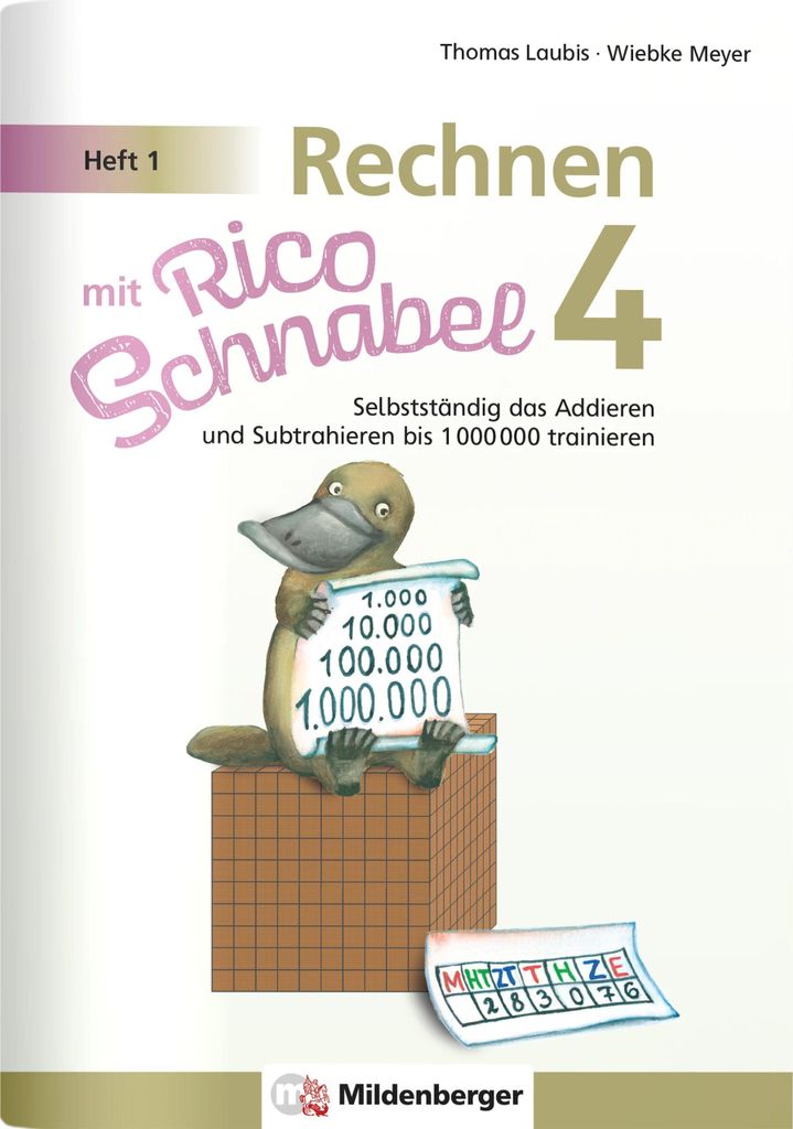 Rechnen mit Rico Schnabel Klasse 4, Heft 1 - Selbstständig Produktbild 
