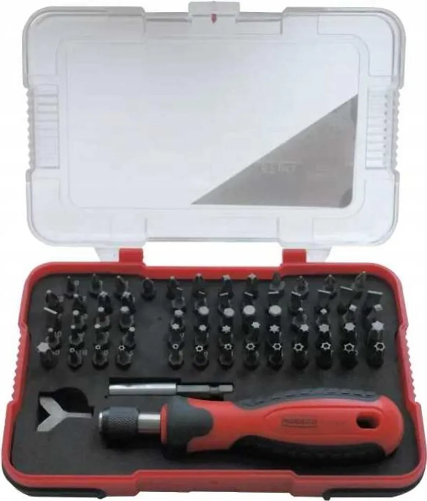 Kit d'embouts de tournevis haute résistance 67 pièces en boîte PVC