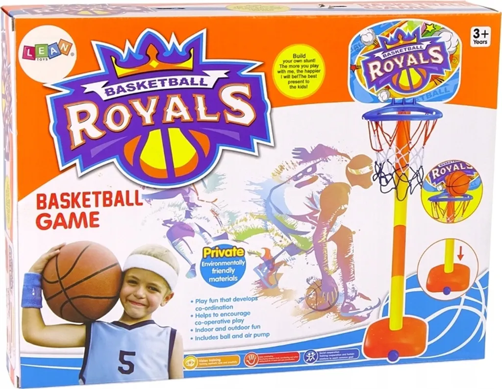 Set Basket-ball Réglable 120 cm avec Pompe Haute Performance Incluse - 5