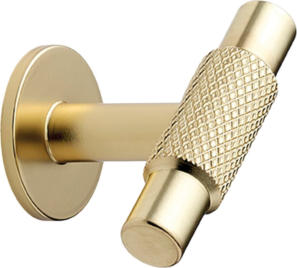 Möbelnkopf Manor ø 14mm, Möbelknauf Tiefe 39mm, Zinkdruckguss gold