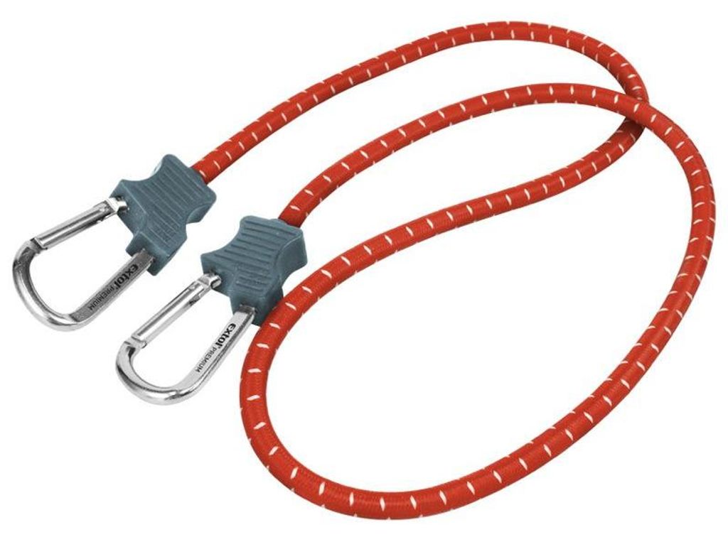 EXTOL PREMIUM Klemmgummi mit Karabinern, 80cm x _10mm Produktbild 