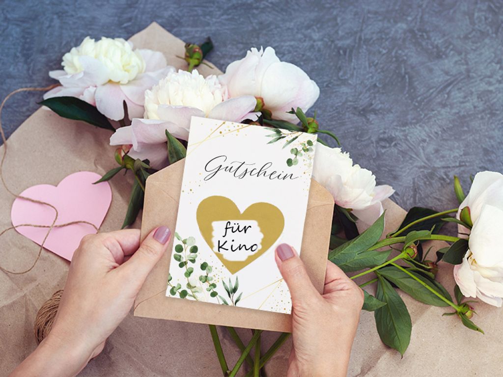 GEBETTER 6* Rubbelkarten Selbst Beschriften + 6* Umschlag Gutschein