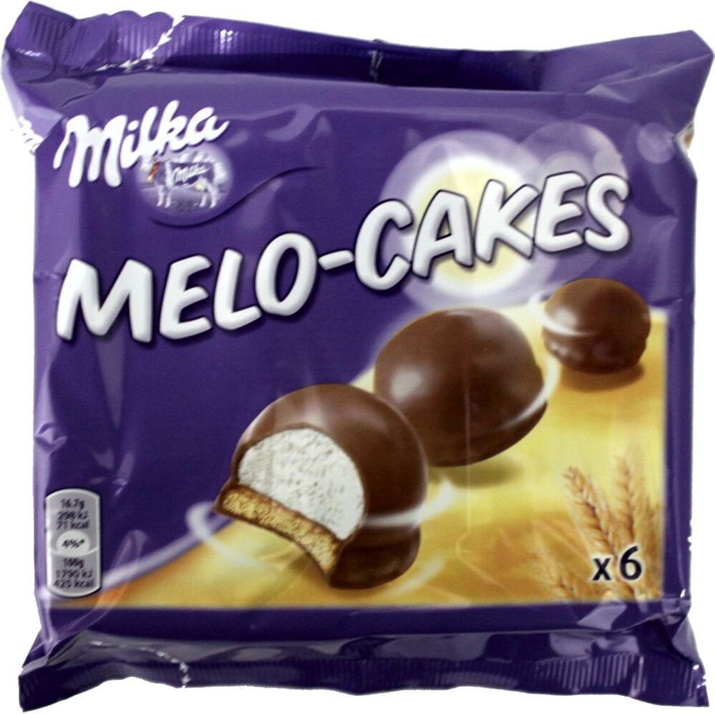 Milka Melo-Cakes 6 Stck. (Schaumzucker & Keks)