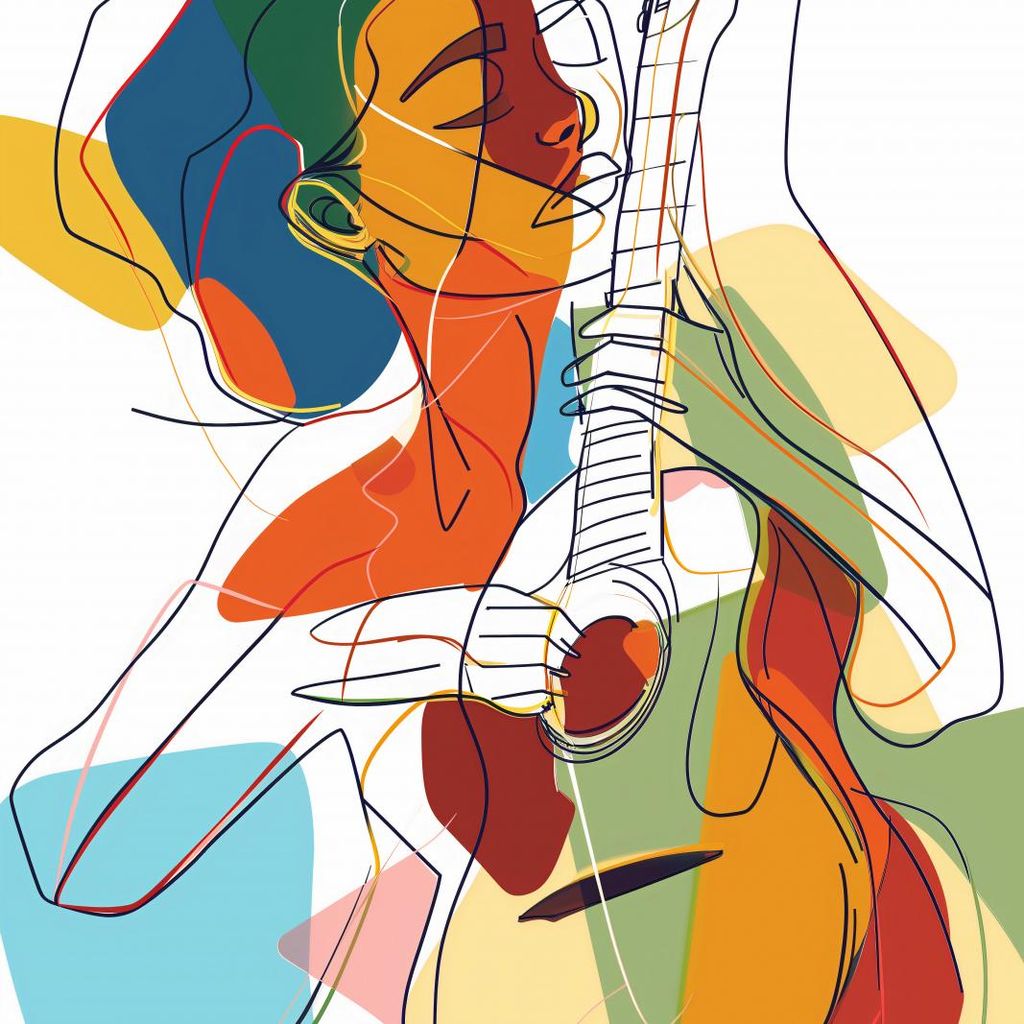 Plakat 30x30cm Innere Muse