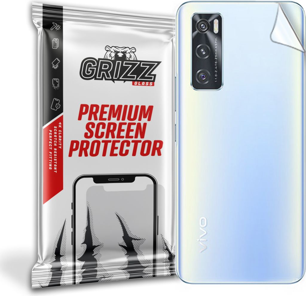 Folie auf der Rückseite GrizzGlass SatinSkin für Vivo V20 Produktbild 