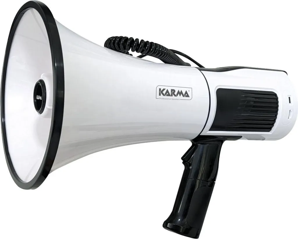 Mégaphone Puissant 18W Karma Italiana GT 1231BT Robuste et Compact