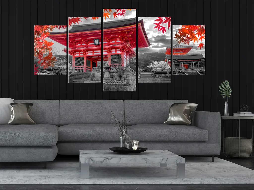 Kyoto Japon Tableau en Verre Acrylique Moderne d-C-0158-k-m pour Salon
