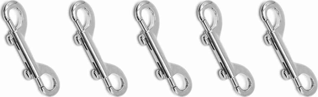 Doppelkarabiner Set mit 5 Stück Karabinerhaken im Set mit 5 Stück 036/32A