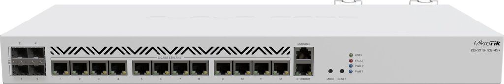 Mikrotik CCR2116-12G-4S+ Router: Insgesamt 17 Produktbild 