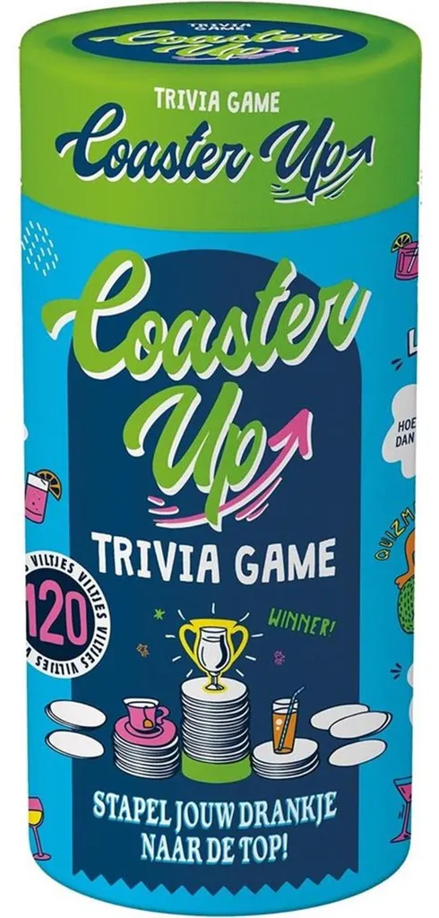 Coaster Up Jeu-questionnaire : animez vos repas et soirées entre amis