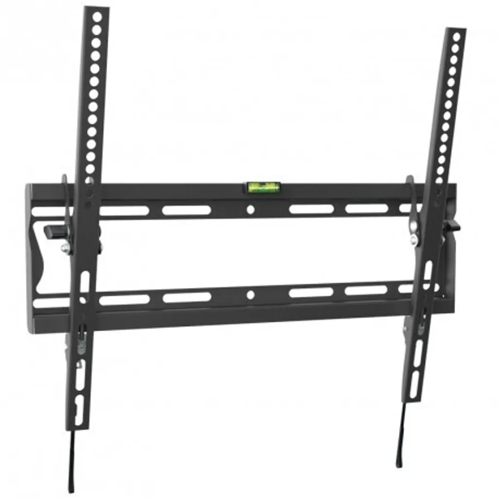 Support TV 55 Pouces Ultra Fin Metronic 451064 Noir en Acier Renforcé