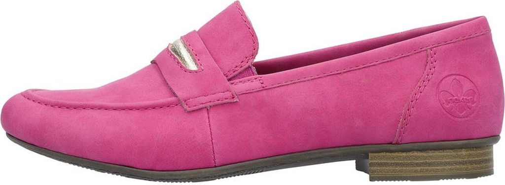 Rieker Damen Slipper Penny Loafer Ristspange Gummizug Produktbild 