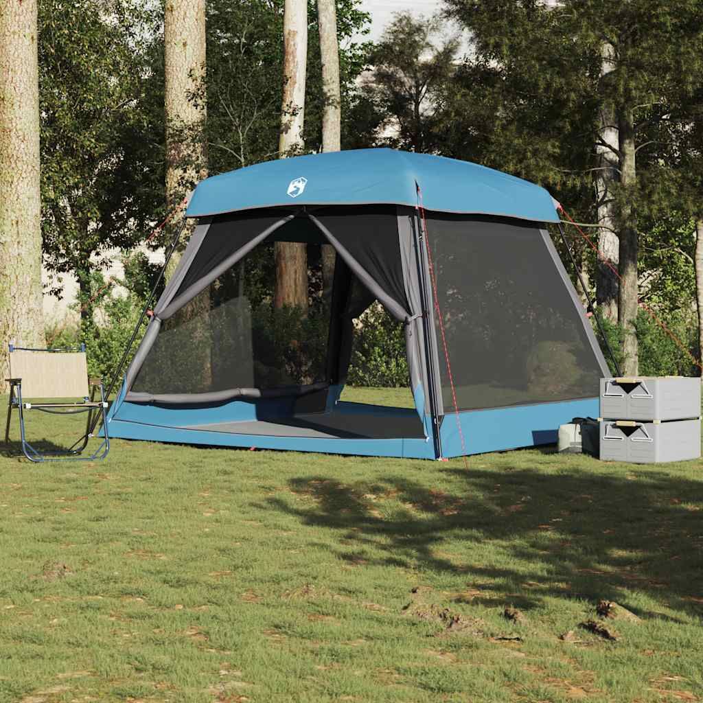 "2026 Promotion" Familienzelt für 6 Personen, Familienzelt UV-Schutz, Blau Wasserdicht - Campingzelte CC23505