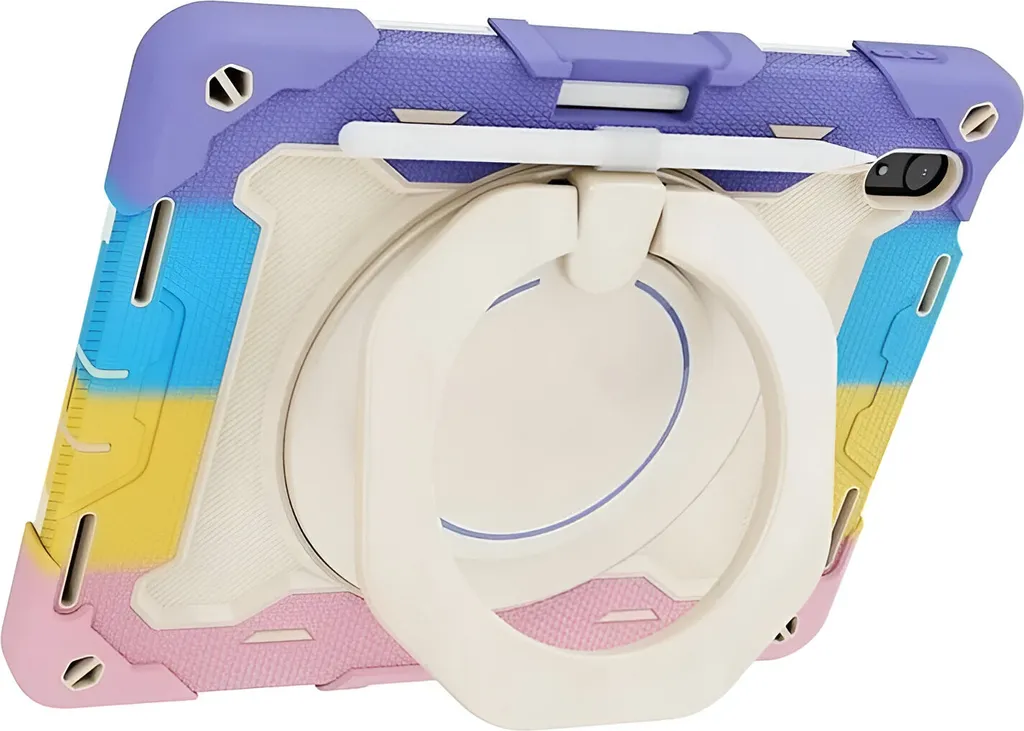 Coque de protection iPad Pro 12.9 robuste avec support multi-angle coloré - 2