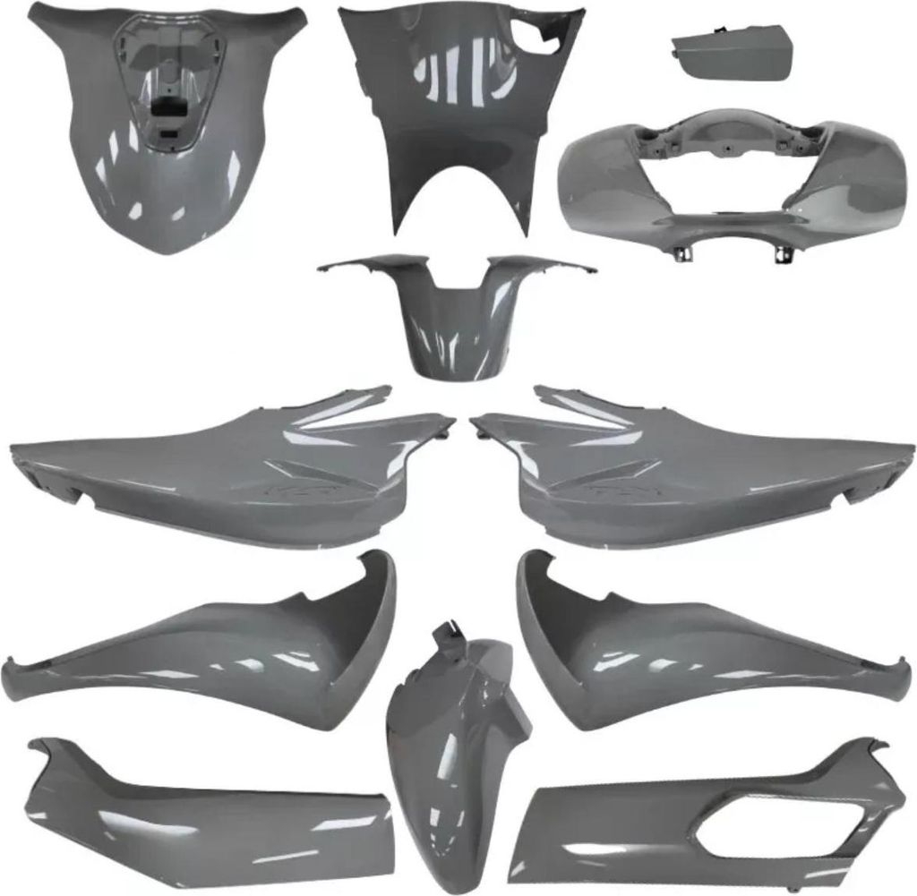 Kit Carene TNT 13 Pezzi Grigi Nardo per Honda SH Immagine del prodotto 