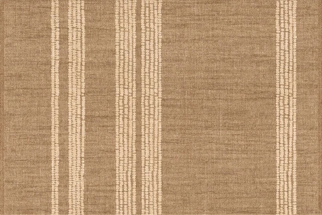 Outdoor-Vinylteppich Beige mit Linien 60x90cm