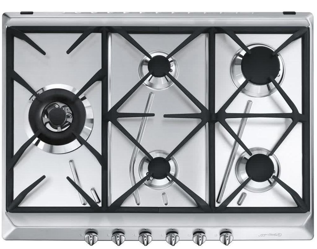 Smeg SRV575GH5, Nerezová ocel, Vestavěné, 70 cm, Plynový, Obrázek produktu 