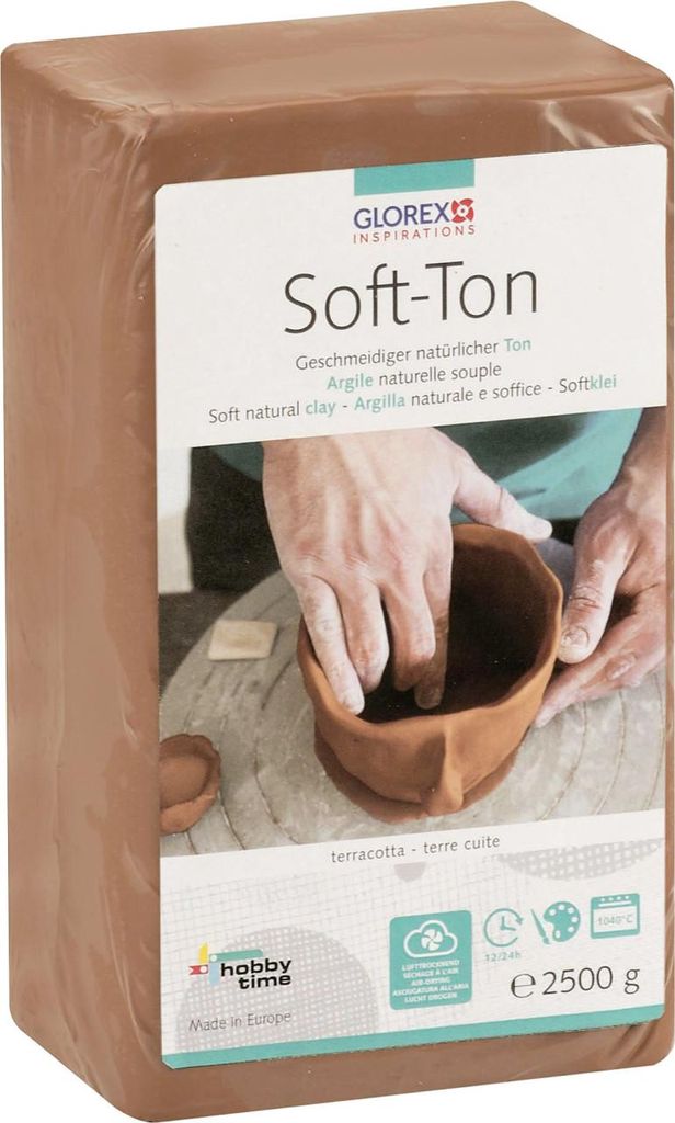 Glorex Soft-Ton terracotta, 2500 g Produktbild 