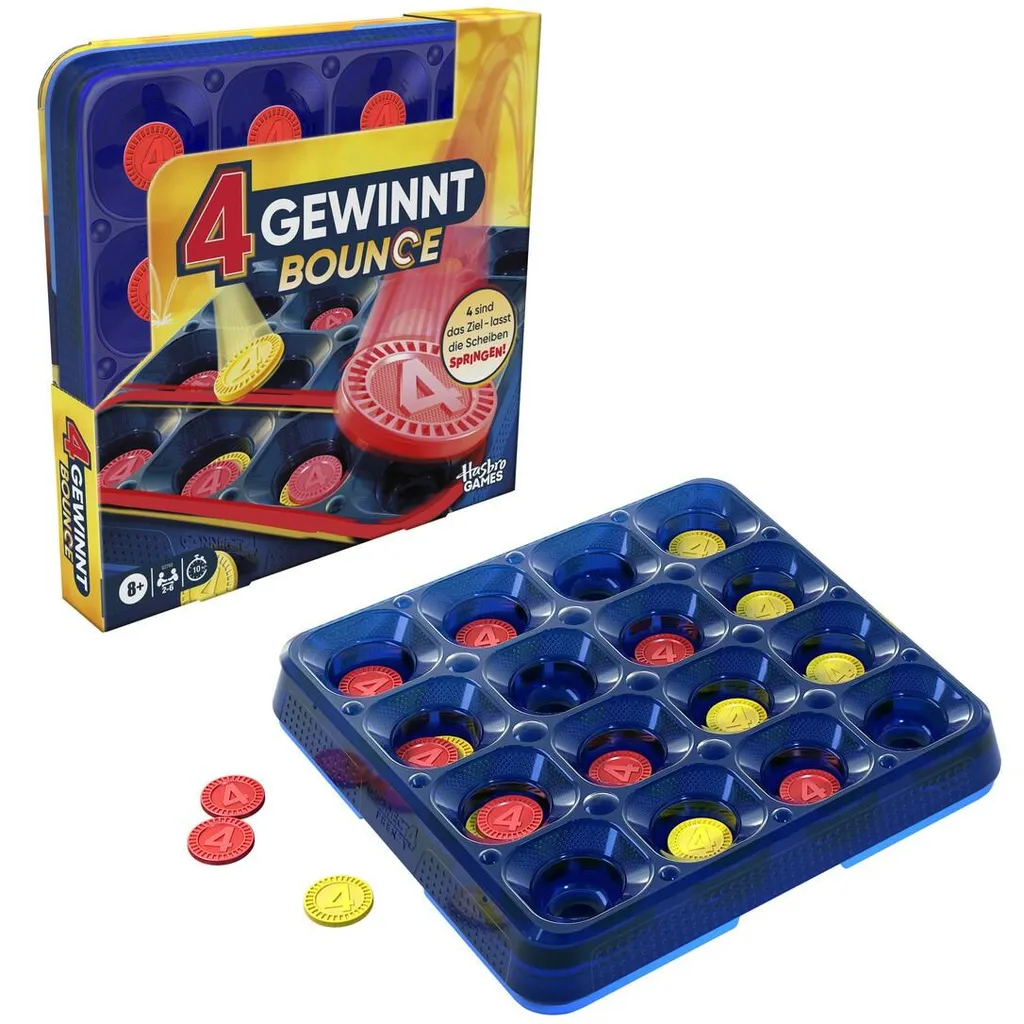 Connect 4 Bounce Jeu de Rapidité et Précision avec 4 Balles à Aligner - 3