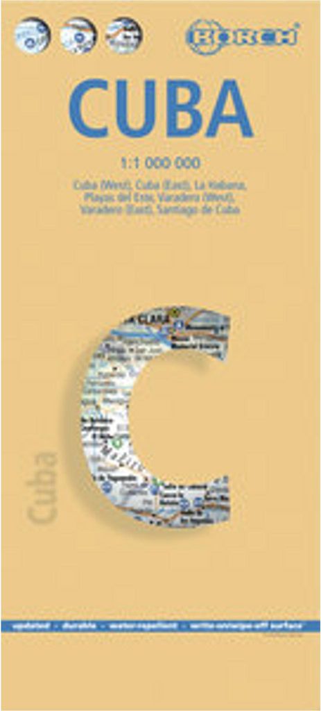 Borch Map Cuba. Kuba